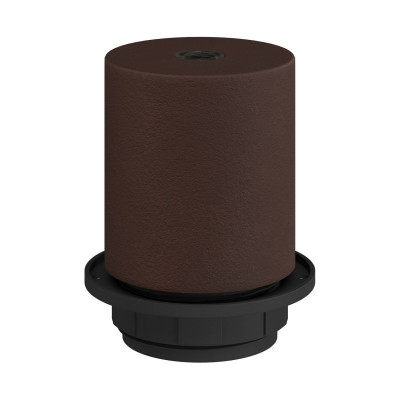 Painted dark rust E27 with ring and concealed cable lock Creative-Cables