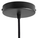 Metal ceiling cup with a plastic cable lock - black Creative-Cables