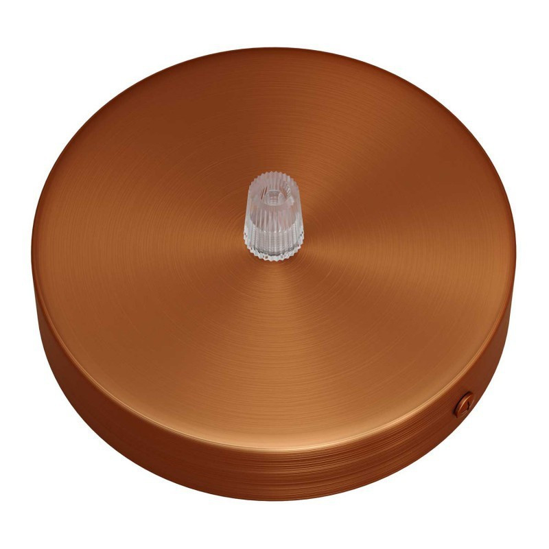 Copper metal ceiling cup - brushed copper Creative-Cables