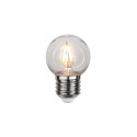 Transparent plastic LED bulb PC Cover E27 G45 1,4W 2700K 120lm Star Trading