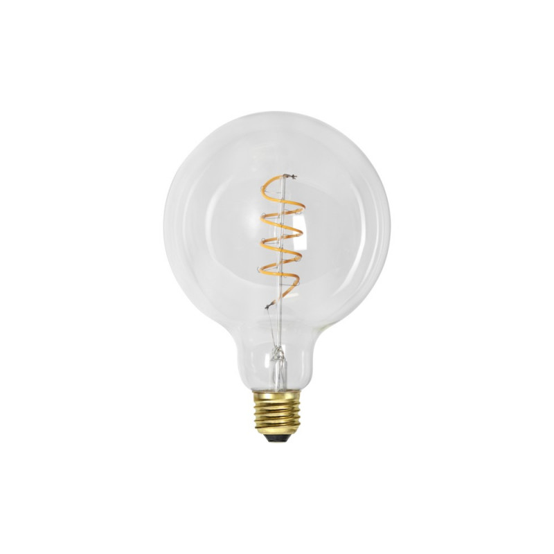 Transparent bulb LED Deco Spiral Clear E27 G125 4W 2100K 270lm 3 step memory Star Trading