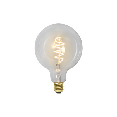 Transparent bulb LED Deco Spiral Clear E27 G125 4W 2100K 270lm 3 step memory Star Trading