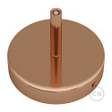 Metal ceiling cup with a decorative 7cm cable lock - copper Creative-Cables