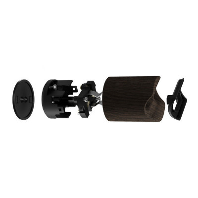Dark brown wall lamp Esse14 with S14d IP44 Creative-Cables