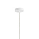 White pendant lamp Esse14 with a holder for a S14d linear bulb Creative-Cables