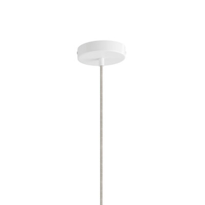 Biała lampa wisząca Esse14 z oprawką do żarówki liniowej S14d Creative-Cables