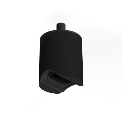 Czarna lampa wisząca Esse14 z oprawką do żarówki liniowej S14d Creative-Cables