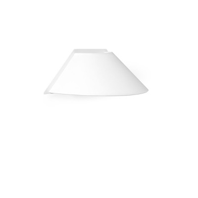 Wall lamp Sakosi C white with a textile lampshade UMMO