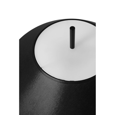 Lampa stołowa Sakosi ST czarna z tekstylnym abażurem UMMO