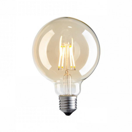 Decorative eco Vintage Amber LED light bulb 95mm 4W Polux