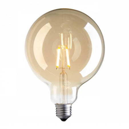 Decorative eco Vintage Amber LED light bulb 125mm 4W Polux