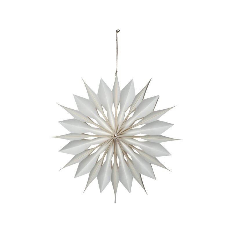 Hanging star Paper Star Frost 45cm Star Trading