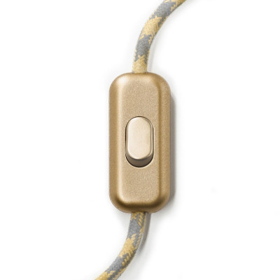 Brass single-pole light switch Creative-Cables