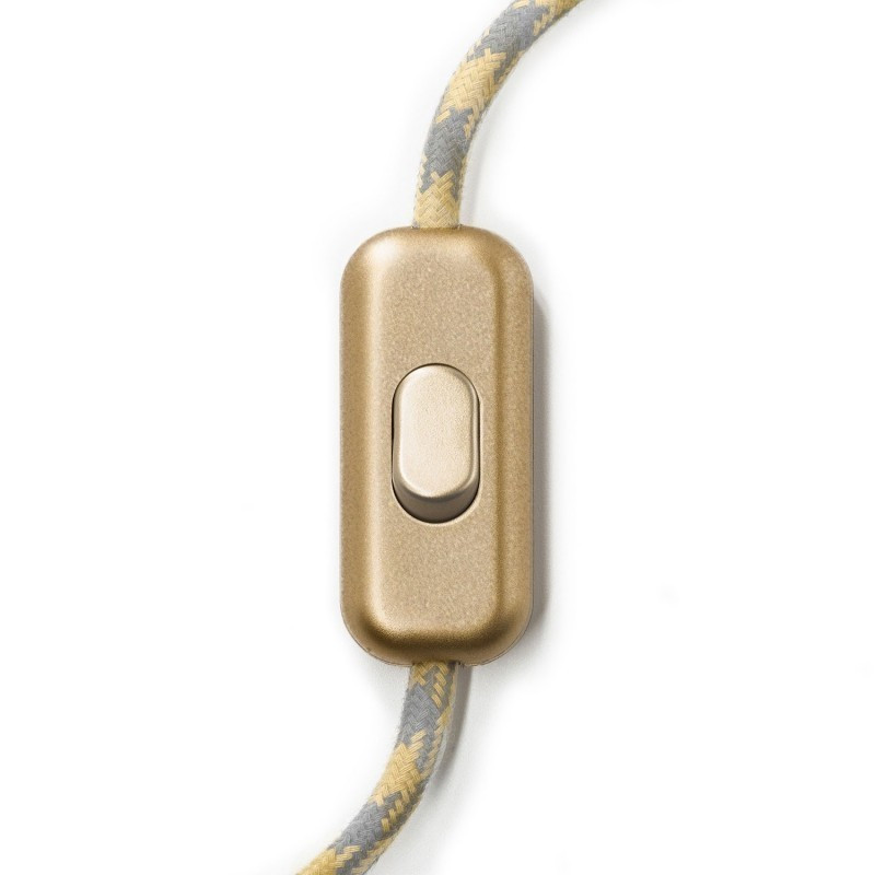 Złoty jednobiegunowy włącznik światła Creative-Cables