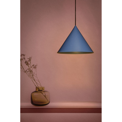 Fioletowa lampa wisząca KONKO Sparrow średnica klosza 30cm LOFTLIGHT