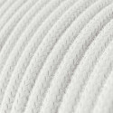 Biały kabel w oplocie bawełnianym Cotton Pure 2x0,75mm Creative-Cables