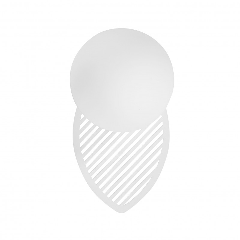 Decorative white wall lamp FYLLO B white sconce UMMO