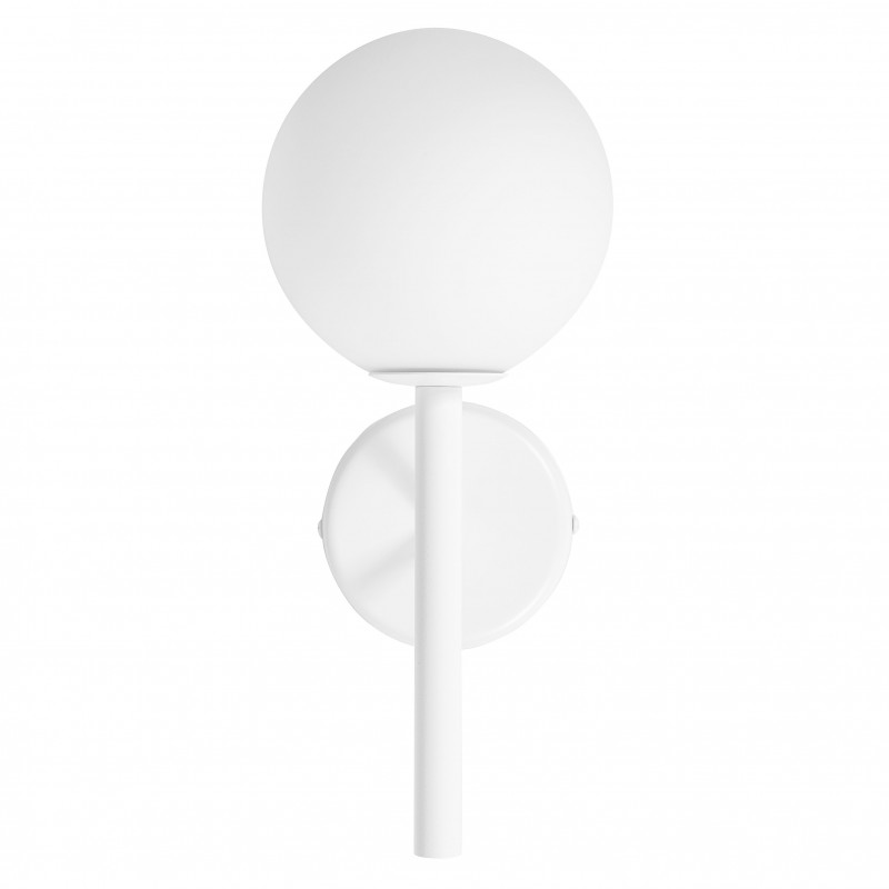 Dekoracyjna biała lampa ścienna KOP A biały kinkiet z podwyższoną szczelnością IP44 UMMO
