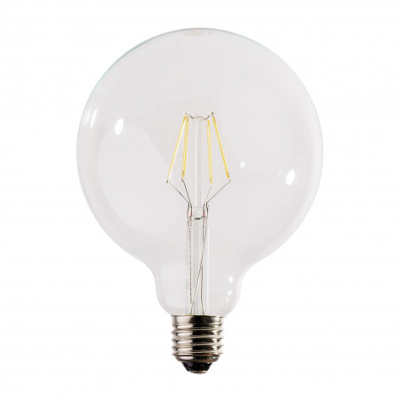 Transparent bulb LED ball E27 G125 4W 3000K 470lm dimmable SECOND QUALITY Bulbo