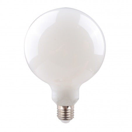 Milky decorative LED ball bulb G125 7W 3000K 750lm dimmable SECOND QUALITY Bulbo