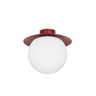 KUUL C burgundy ceiling lamp / plafond UMMO
