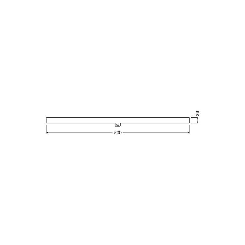 Linear milk bulb STICK 50cm S14D 4.8W 2700K 470lm OSRAM