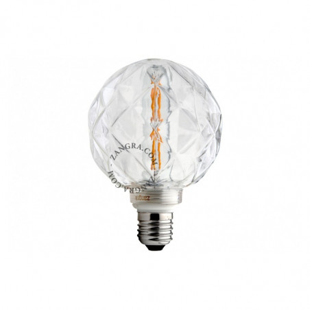 Decorative LED bulb with shade G95 E27 4W 2700K 350lm Zangra