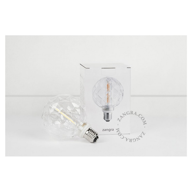 Decorative LED bulb with shade E27 4W 2700K 350lm Zangra