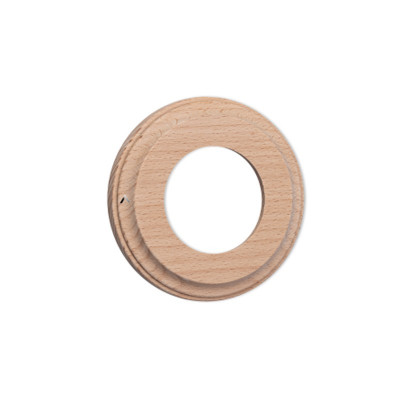 Natural wooden frame for concealed fittings - single Antica Alkri