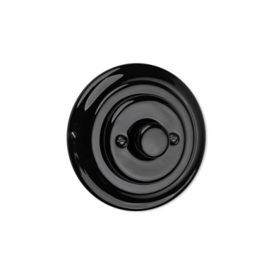 Rustic ceramic flush-mounted dimmer - white Antica Alkri