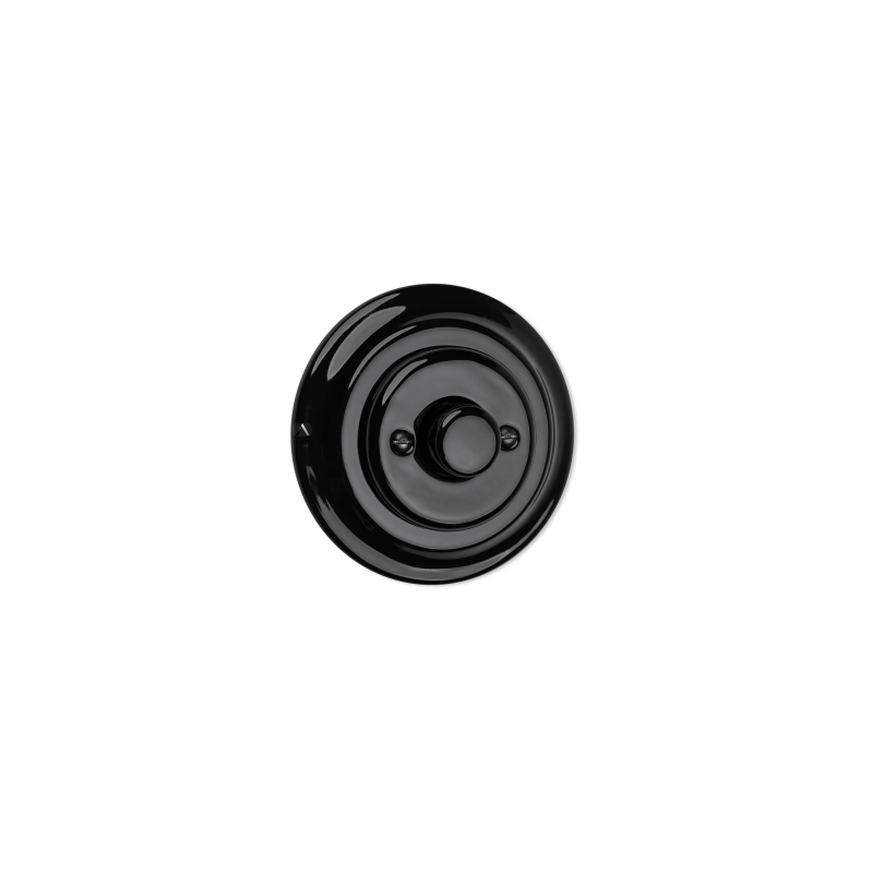 Rustic ceramic flush-mounted dimmer - white Antica Alkri