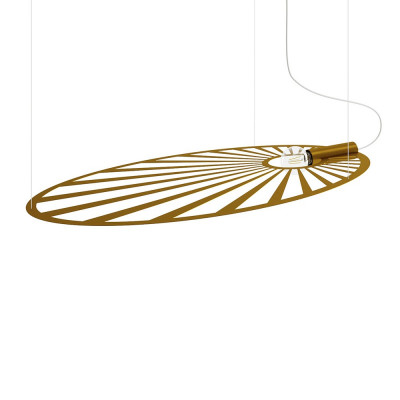 Golden LEHDET hanging lamp THORO