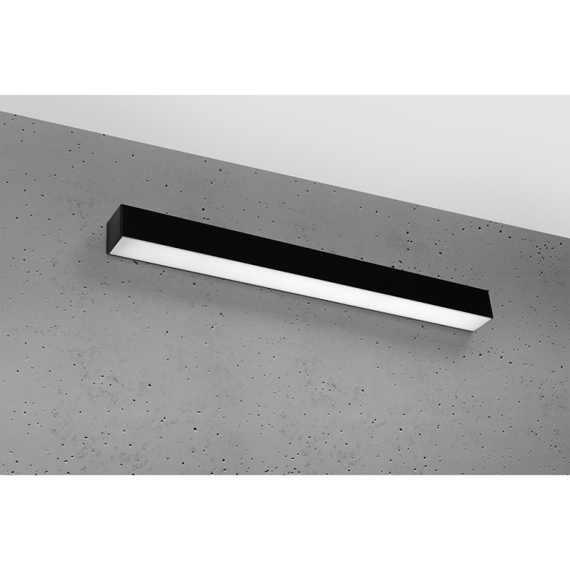 Lampa ścienna, kinkiet PINNE 67 3000K czarny THORO