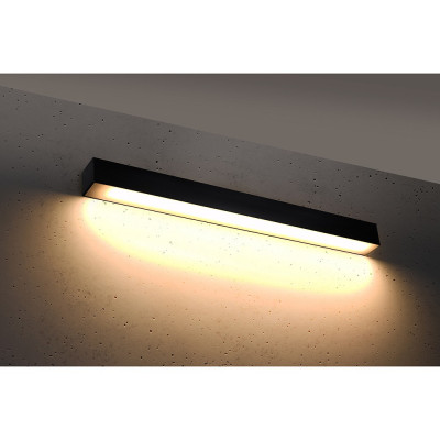 Wall lamp, sconce PINNE 67 3000K black THORO