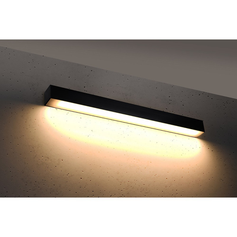 Wall lamp, sconce PINNE 67 3000K black THORO