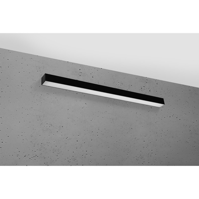 Wall lamp, sconce PINNE 90 3000K black THORO