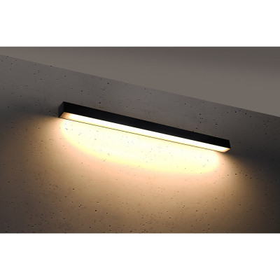 Lampa ścienna, kinkiet PINNE 90 3000K czarny THORO