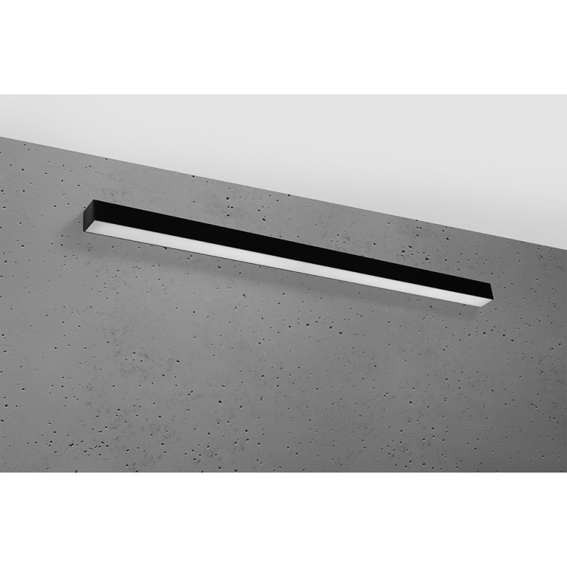 Wall lamp, sconce PINNE 118 3000K black THORO
