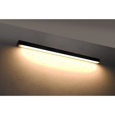 Lampa ścienna, kinkiet PINNE 118 3000K czarny THORO