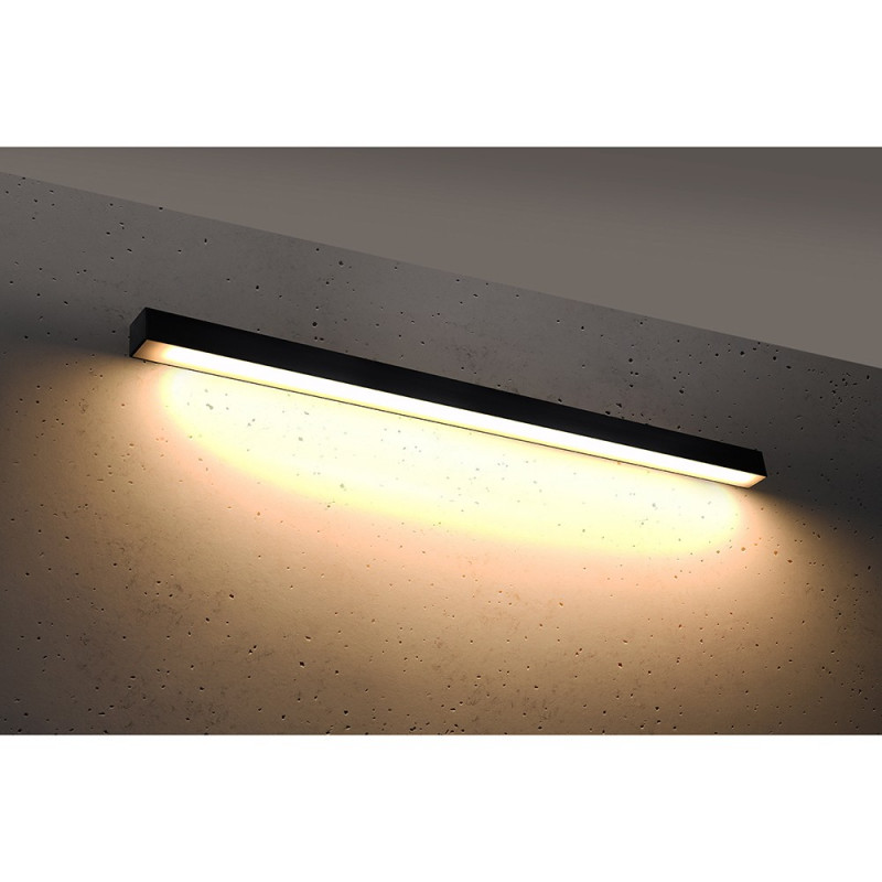Lampa ścienna, kinkiet PINNE 118 3000K czarny THORO