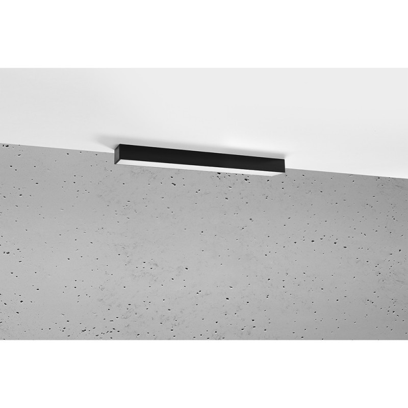 Ceiling lamp, plafond PINNE 67 3000K black THORO