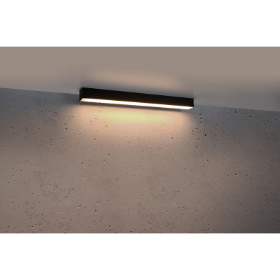 Lampa sufitowa, plafon PINNE 67 3000K czarny THORO