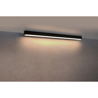 Ceiling lamp, plafond PINNE 90 3000K black THORO