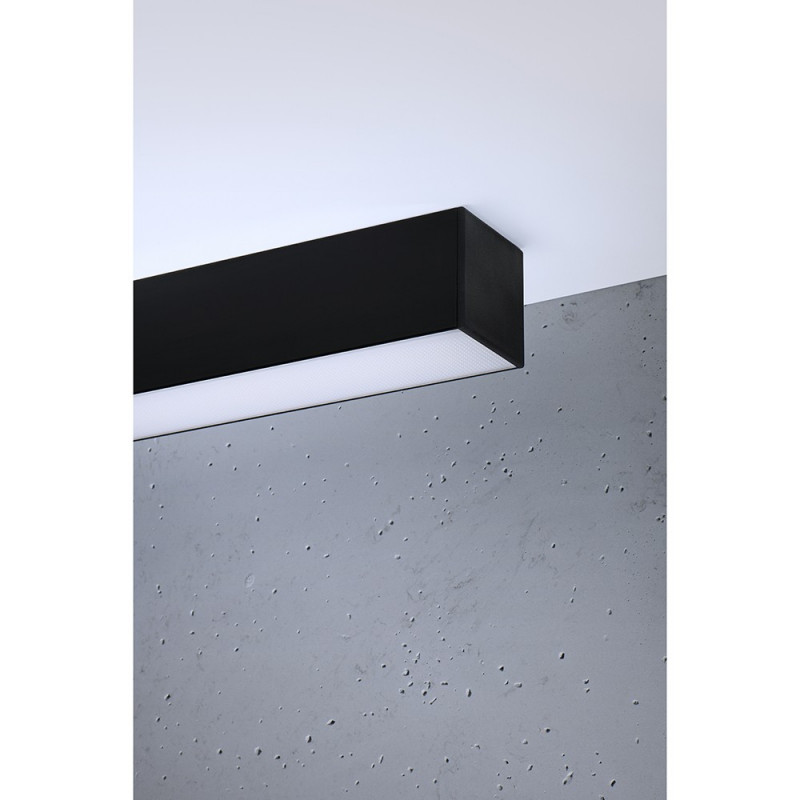 Ceiling lamp, plafond PINNE 90 3000K black THORO