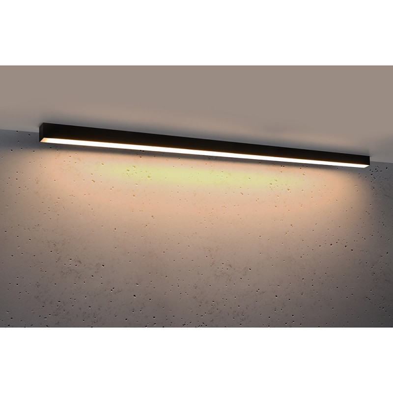 Ceiling lamp, plafond PINNE 150 3000K black THORO