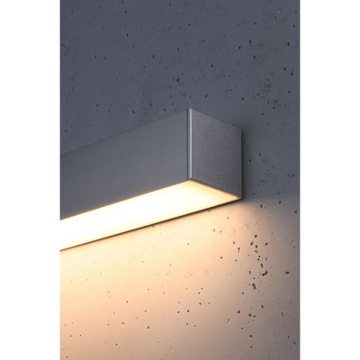 Wall lamp, sconce PINNE 67 3000K grey THORO