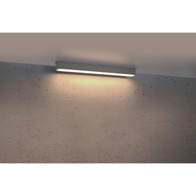 Lampa sufitowa, plafon PINNE 67 3000K szary THORO