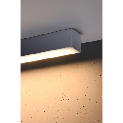 Lampa sufitowa, plafon PINNE 67 3000K szary THORO