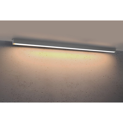 Lampa sufitowa, plafon PINNE 150 3000K szary THORO