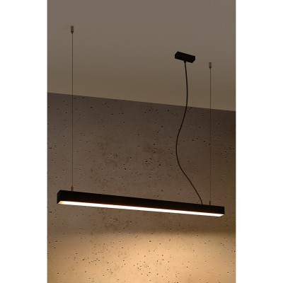 Hanging lamp PINNE 90 3000K black THORO
